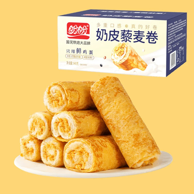 盼盼奶皮藜麦卷蛋皮肉松蛋糕早餐糕点吐司早餐面包零食下午茶G