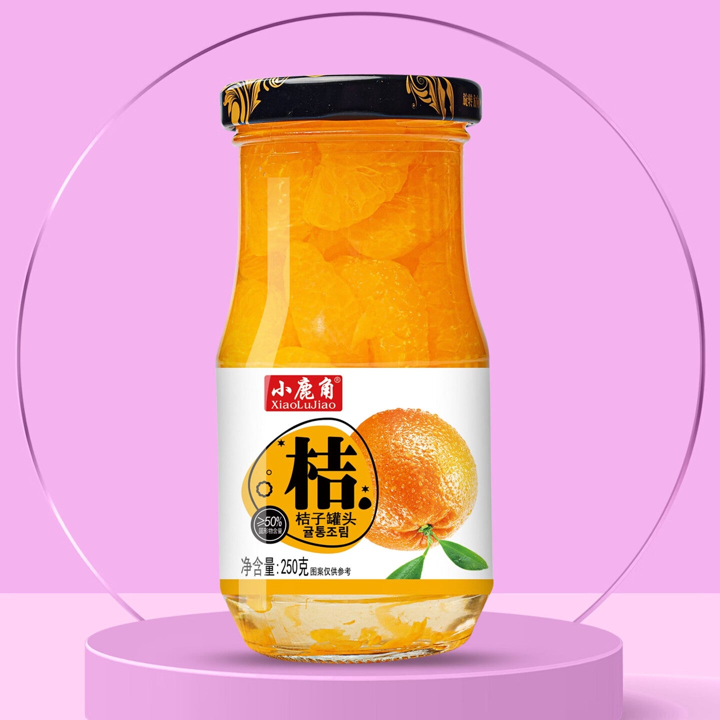 小鹿角糖水水果罐头250g*12瓶小时候的味道美味可口 黄桃250g*12瓶
