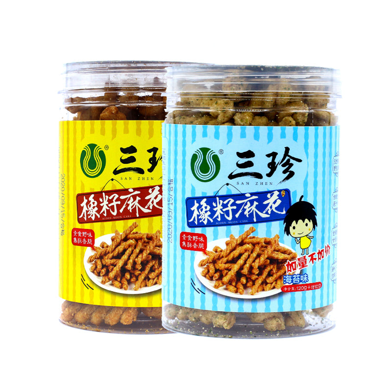 休闲食品：橡籽小麻花