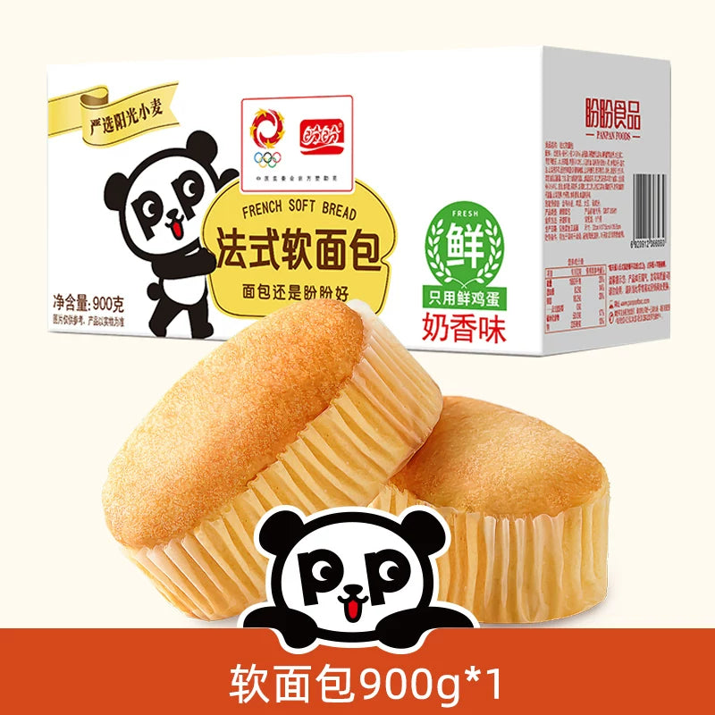 盼盼法式软面包2000g营养健康早餐食品面包整箱糕点休闲零食礼盒